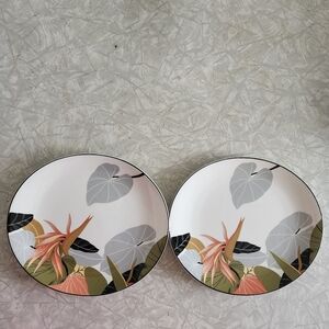 Sango Larry Laslo Collection Maui 2 Salad Plate Vintage 1986 8.5 Inches